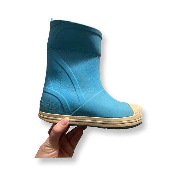 Kids' Crocs Bump It Rain Boot Sky Blue - Picture 7 of 15